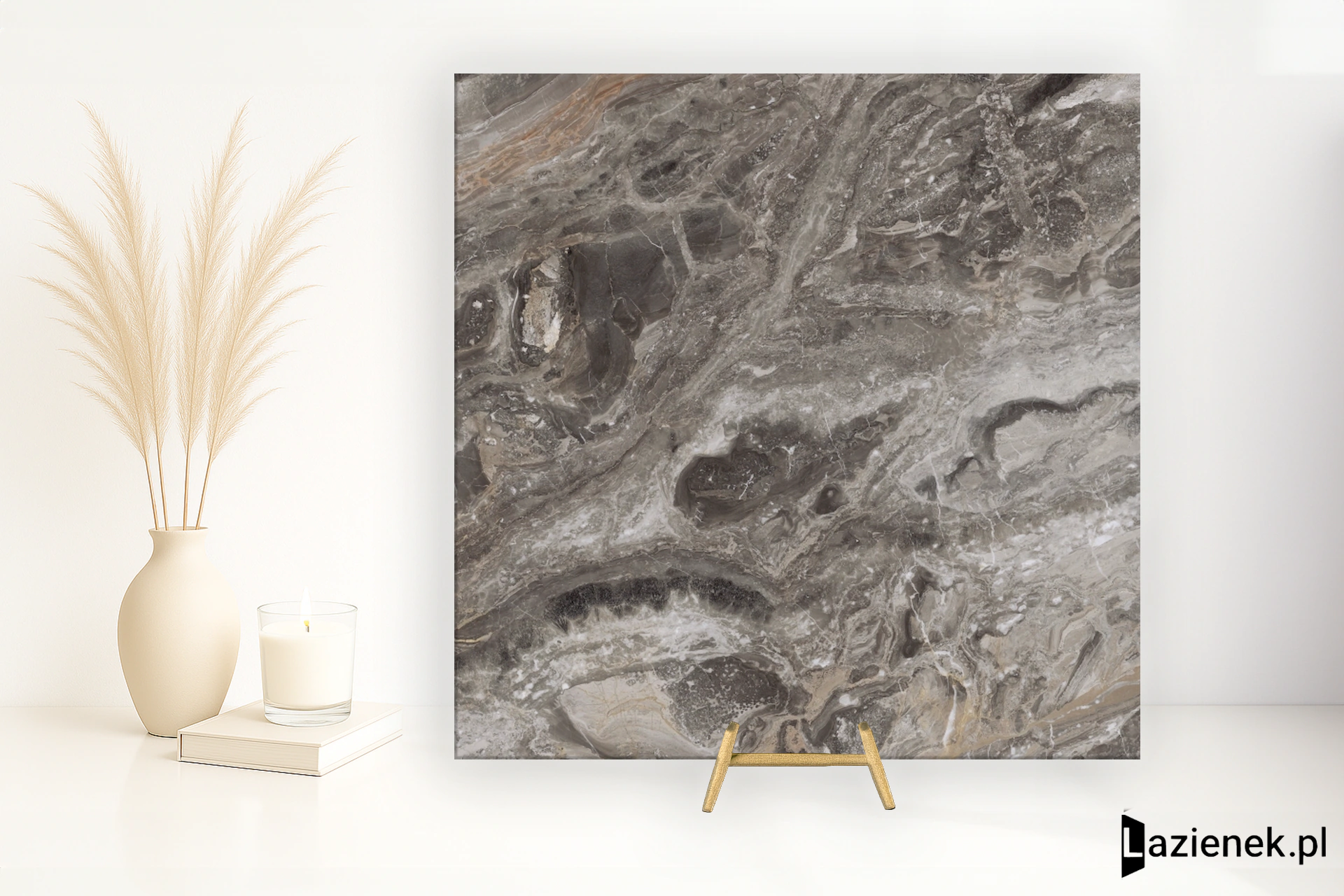 Graniti Fiandre Marmi Maximum Arabescato Orobico polerowana 150x150 cm gr. 6 mm - płytka rektyfikowana / GFAA500U011A2